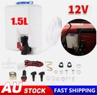 <!--F#f_0-->UNIVERSAL 12V WINDSCREEN WASHER BOTTLE KIT MOTOR PUMP JETS CLASSIC CAR MINI 1.5L<!--F/-->