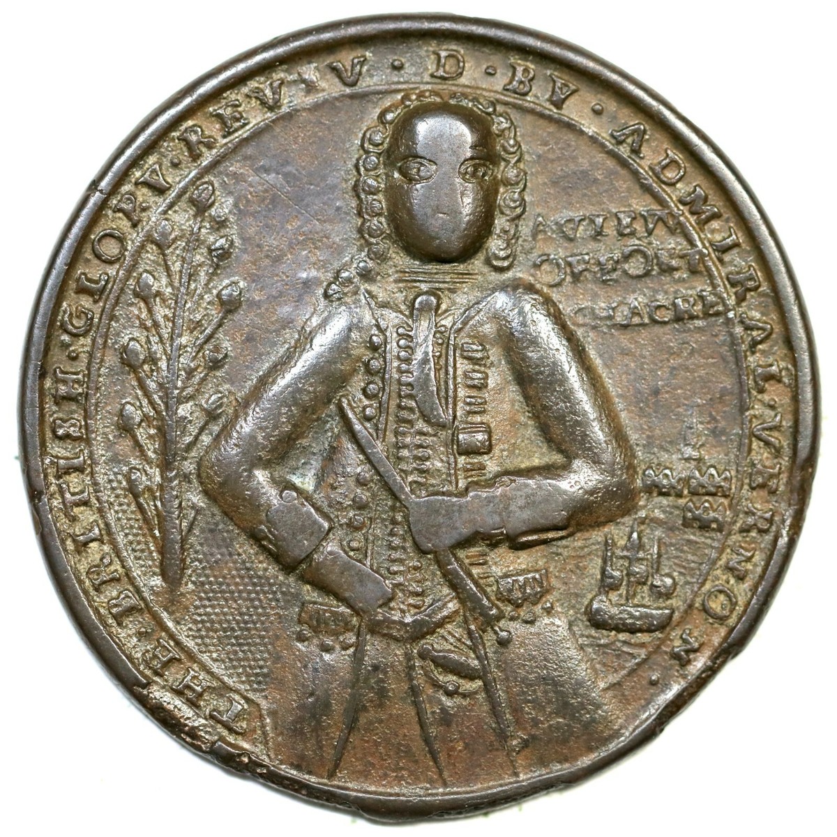 1739 Admiral Vernon Porto Bello Medal | eBay