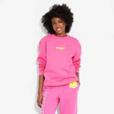 Adult Poppi Forever Icon Graphic Sweatshirt - Pink