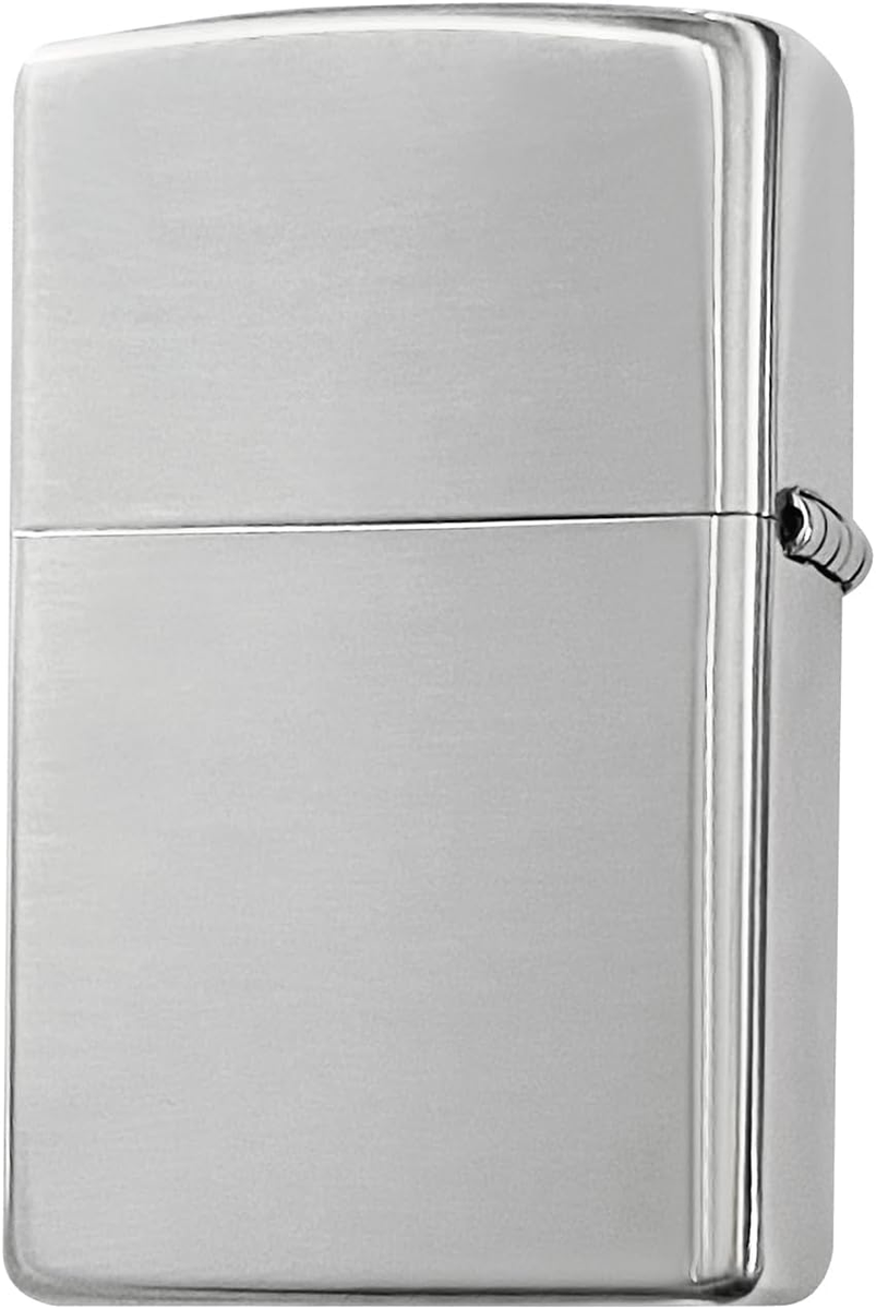 ZIPPO Windy Serial Number Limited Silver Smoked Etched platinum