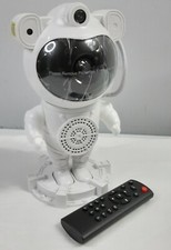 New, White Astronaut Starry Space Ceiling Projector/Music Speaker w/Remote.