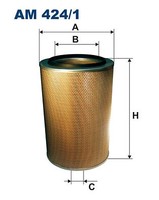 Filtron AM424/1 Luftfilter FüR Mercedes Actros MP2 MP3 NG SK Travego O 580