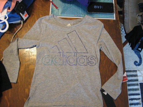 ADIDAS Girl's T-Shirts or Tank Top,Cotton Blend, All Styles, Sizes and Colors - Picture 14 of 19