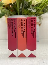 MAC Locked Kiss Ink Lipstick (You Pick) NIB .14 oz / 4 mL