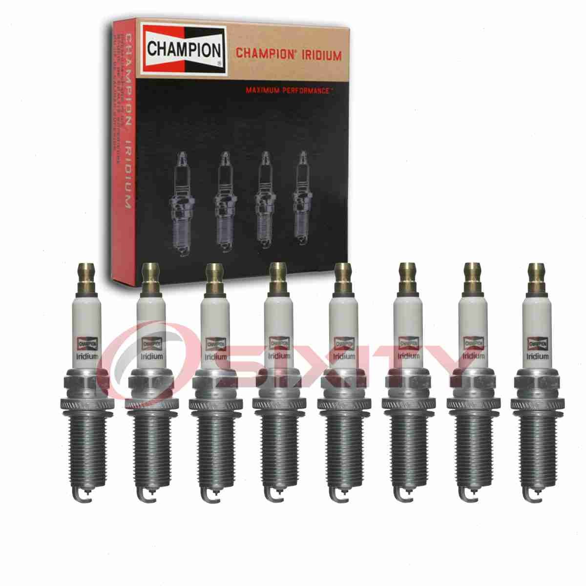 8 pc Champion Iridium Spark Plugs for 2011 Hyundai Equus 4.6L V8 Ignition fe