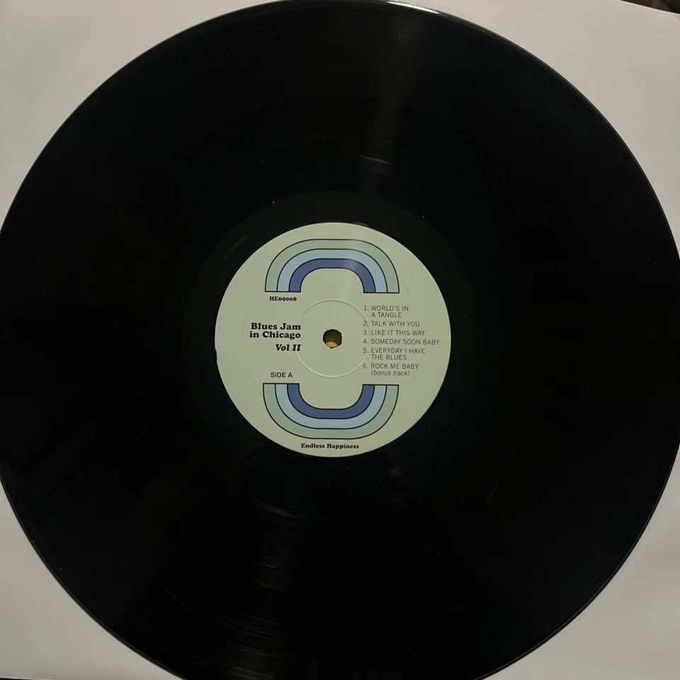 Blues Jam in Chicago Vol 2 - Vinyl LP 1970 Blue Horizon BH 4805 LP VG Foto 3 de 4