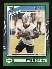 Ryan Flournoy 2024 Donruss Press Proof Green #356 Cowboys RC Rookie Cowboys