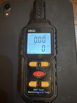 Digital LCD 3-in-1 EMF Meter Electromagnetic Radiation Detector Ghost Hunting