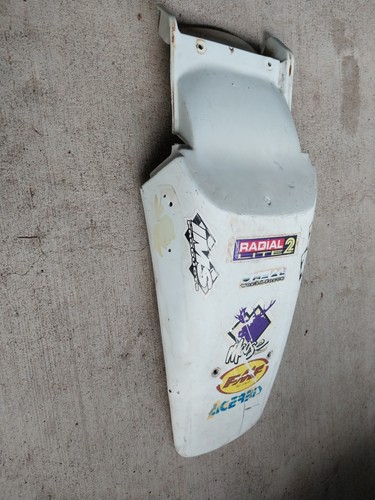 1994-1997 KTM 400/620 LC4 Rear Fender White - Picture 3 of 4