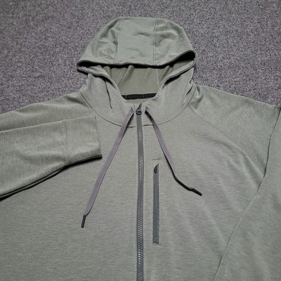 Prana Jacket Mens Extra Large Thyme Altitude Tracker II Full Zip Hoodie Soft 