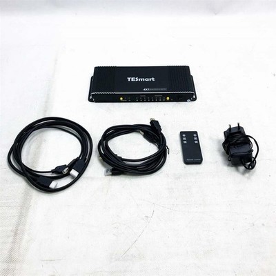 TESmart HDMI KVM Switch 4K 30Hz KVM Switcher 4 in 1 Out Audio Seemless KVM