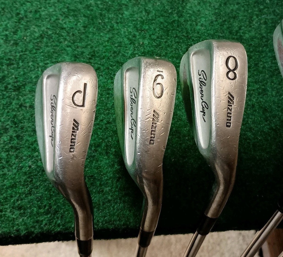 Mizuno Silver Cup Iron Set 4-PW (NO 7 Iron) Stiff Flex Steel