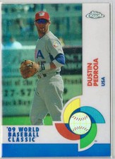 2009 Topps Chrome - World Baseball Classic Dustin Pedroia #W95 Blue Refractor...