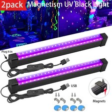 2x USB 24Leds LED UV Ultraviolet Strip Tube Light Bar Club Party Lamp Blacklight
