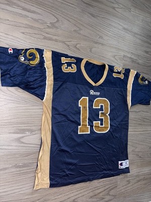 Vintage Champion NFL Jersey Kurt Warner #13 St. Louis Rams Mens