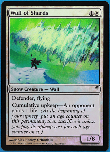 Wall of Shards FOIL Coldsnap NM White Uncommon MAGIC CARD (ID# 507400) ABUGames - Picture 1 of 2