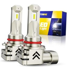 Upgraded LED Light Bulbs, 600 Ultra Brightness, 6500K Cool White 1:1 9005/HB3