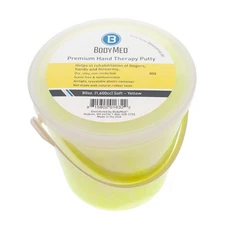 BodyMed Premium Hand Therapy Putty, Yellow, 80 Oz., Soft, Strengthening Therapy