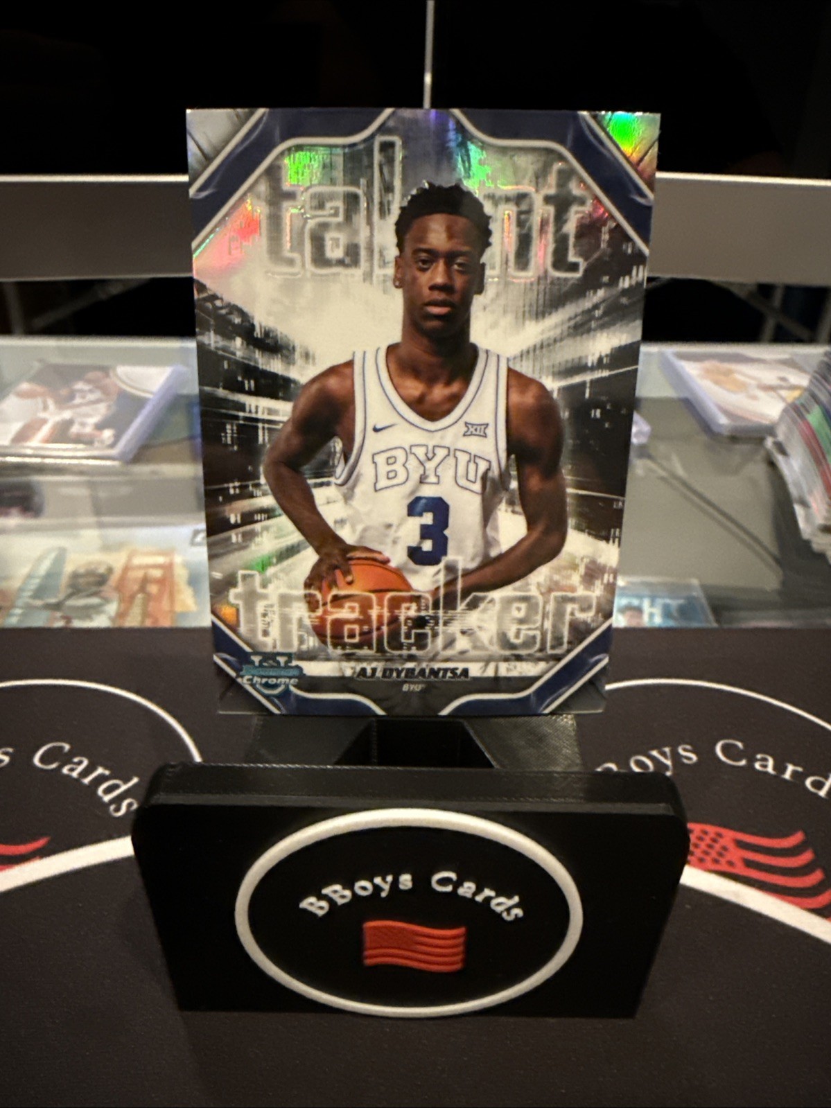 2025-26 Bowman Chrome Basketball AJ Dybantsa Talent Tracker Refractor 🔥 BYU