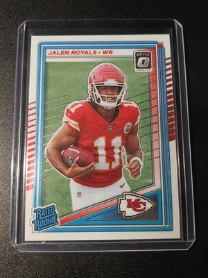 Jalen Royals - Donruss Optic Football 2025 - Kansas City Chiefs - Rated Rookie - Bild 1 von 2