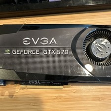 EVGA NVIDIA GeForce GTX 670 Graphics Card PCI Express Fan with Heatsink