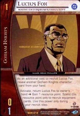 Lucius Fox, Wayne Enterprises Executive - FOIL - DC Origins - FOIL - Vs System