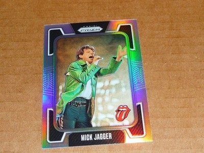 2025 Panini Prizm THE ROLLING STONES SILVER PRIZM MICK JAGGER #45
