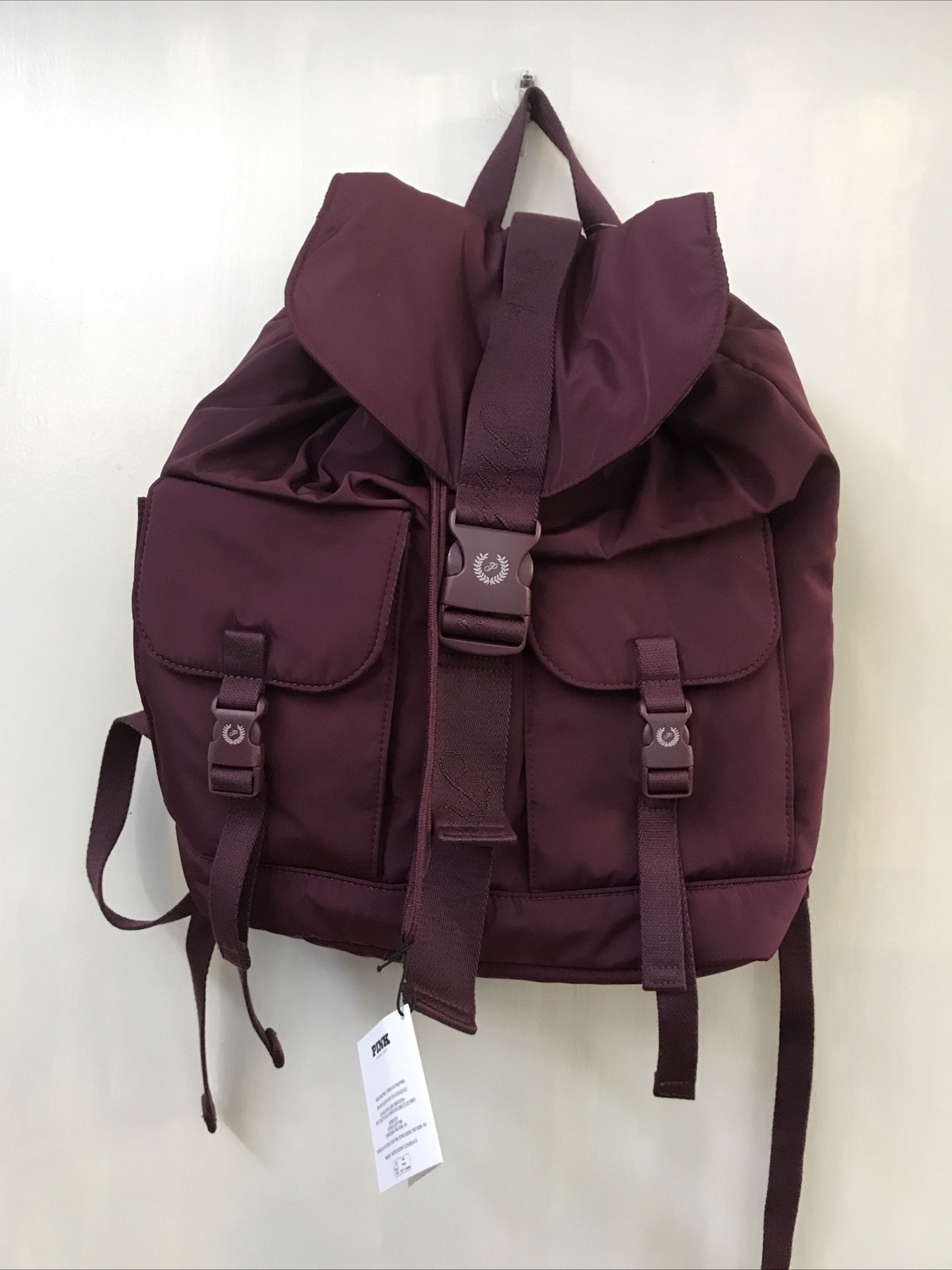 PINK Victoria’s Secret Nylon Cargo Backpack, Wild Rose, NWT Victoria main image 4