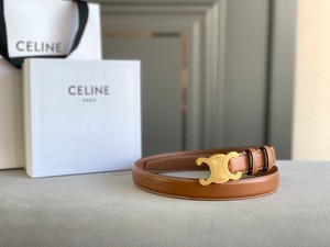 Celine Medium Triomphe Brown Belt Size 80