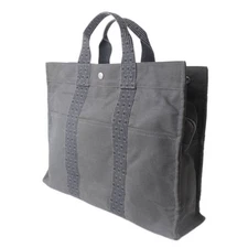 Used Hermes / Yale Line Mm Tote Bag Gray Nylon No B