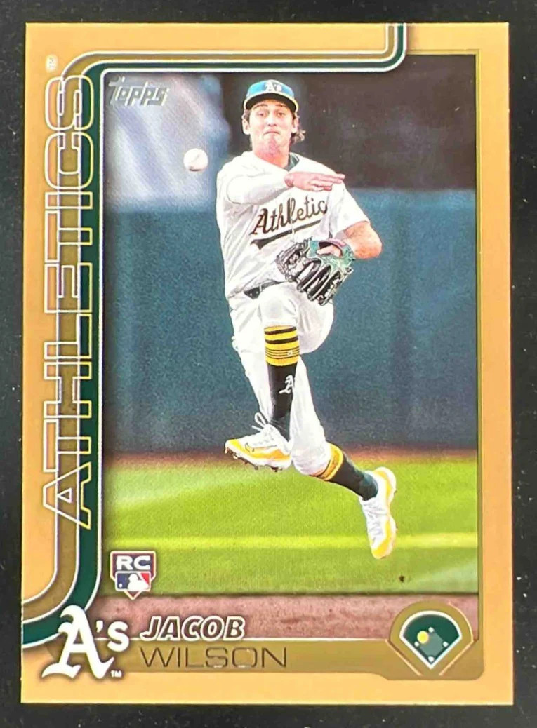 2025 Topps Gold #314 Jacob Wilson RC /2025