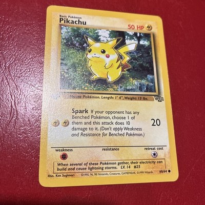 Excellent condition, 1999 jungle set, Pikachu First Edition ! Non-halo.