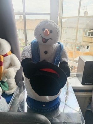 Gemmy 2002 Spinning Snowflake Snowman