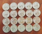 Lot of 20 - 1959D Washington Silver Quarters BU Uncirculated FREE SHIPPING