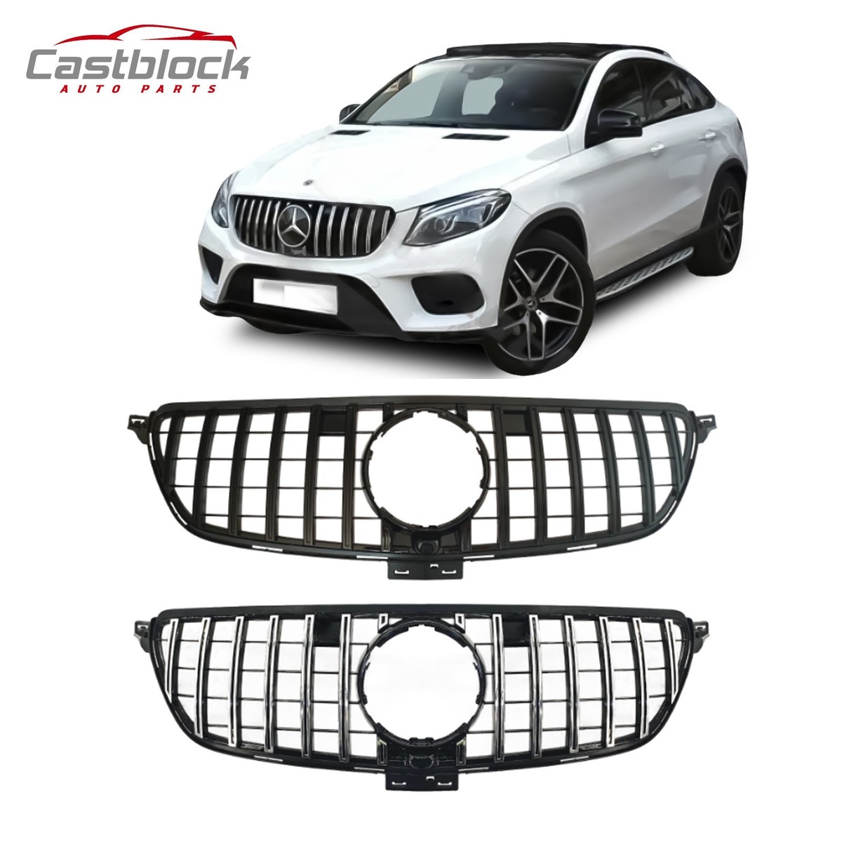 For 2016-2019 Mercedes-Benz C292 GLE43 AMG GLE350 Front Grille