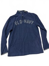 Old Navy Boys Navy Blue Fleece Pullover Large