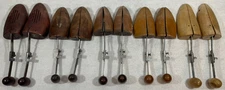 Vintage Cedar Shoe Trees Lot of 5 Pairs Men's Medium M