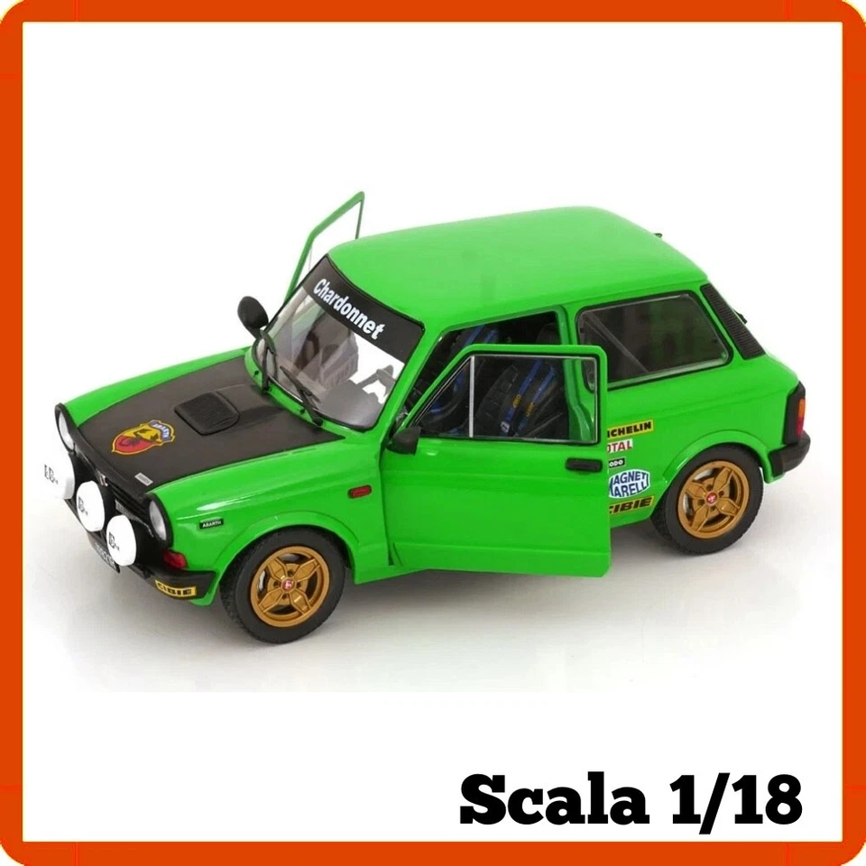 Modellino auto statico in scala 1/18 AUTOBIANCHI A112 MK5 ABARTH 1982 Solido - Immagine 2 di 4