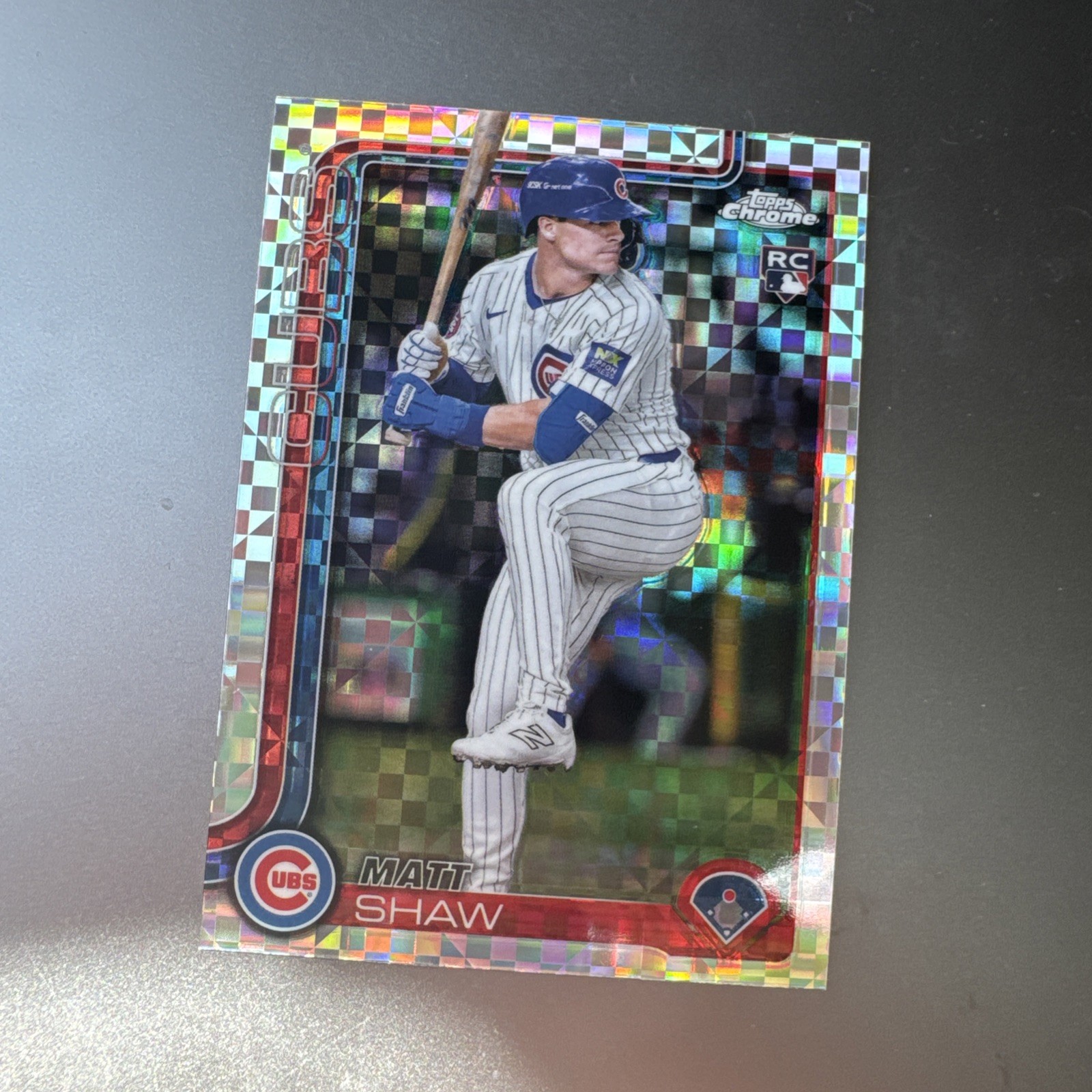 2025 Topps Chrome - Matt Shaw #219 Prism Refractor (RC) Rookie
