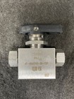 PARKER 4F-HB4XPKR-BN-SSP 2-Way Manual Ball Valve 1/4" — photo 1