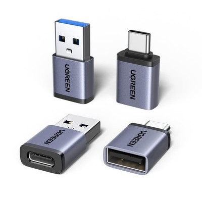 UGREEN USB to C Adapter & C Combo 4-Pack, 10Gbps Space