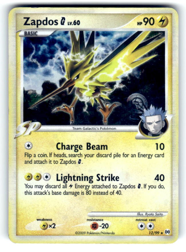 Arceus #12/99 Zapdos G