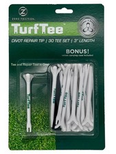 Golf Tee and Divot Repair Tip Pack of 30 Plastic Tool Sports Accessories Green