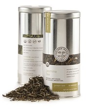 Organic Jasmine Green Tea - Finest Leaves  Flowers - Loose Leaf, Non-GMO - T...