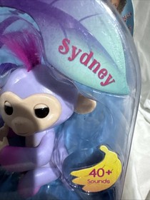 WowWee AUTHENTIC Fingerlings 2 Tone Monkey SYDNEY Purple with Pink New In Box