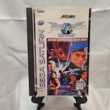 Sega Saturn Street Fighter: The Movie NTSC-U/C Acclaim Fighting T-Teen 1995