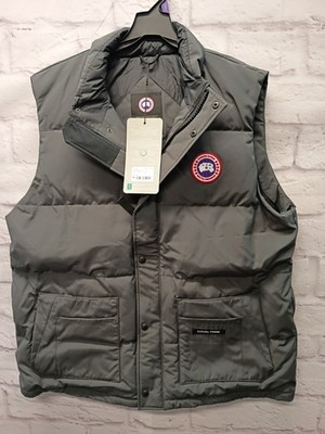 Canada Goose Vest  2 XL  Men's, Granite Grey, Zip Snap, Freestyle Crew NWT
