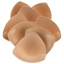 KSang Bra Pads Inserts 4 Pairs - Sewn Edges Breast Padding for Sports Bras Sw...