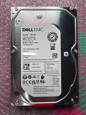 Dell EMC 2TB SATA HDD Exos 7E10 7200rpm ST2000NM012B