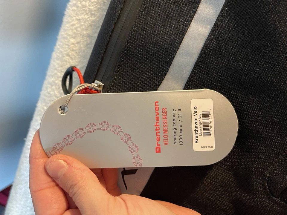 Bolsa carteiro Brenthaven Velo Messenger Deadstock viagem de bicicleta nova com etiquetas - Imagem 3 de 4